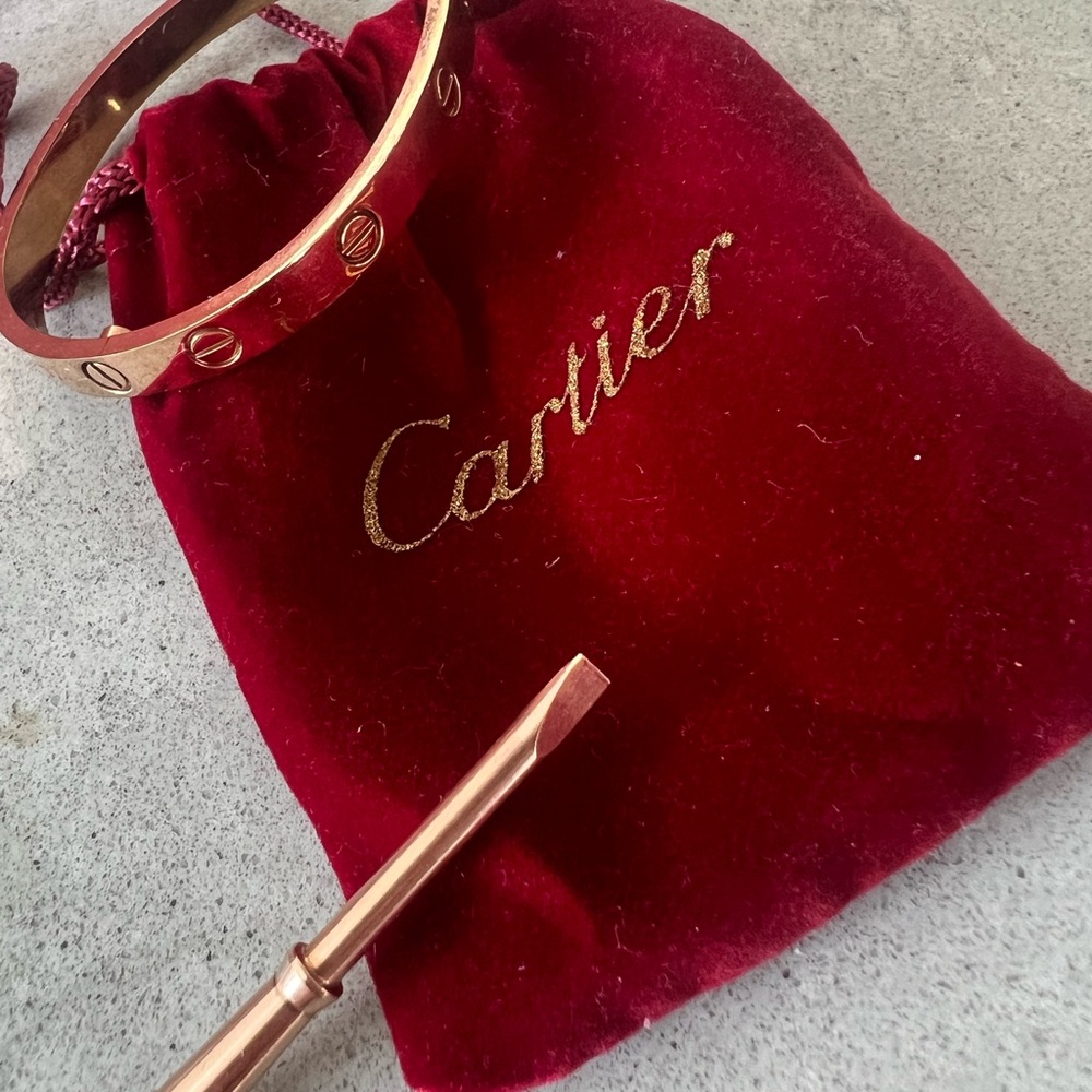 Cartier love bracelet rose gold